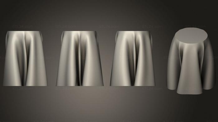 Vases (Cloth Vase, VZ_0389) 3D models for cnc